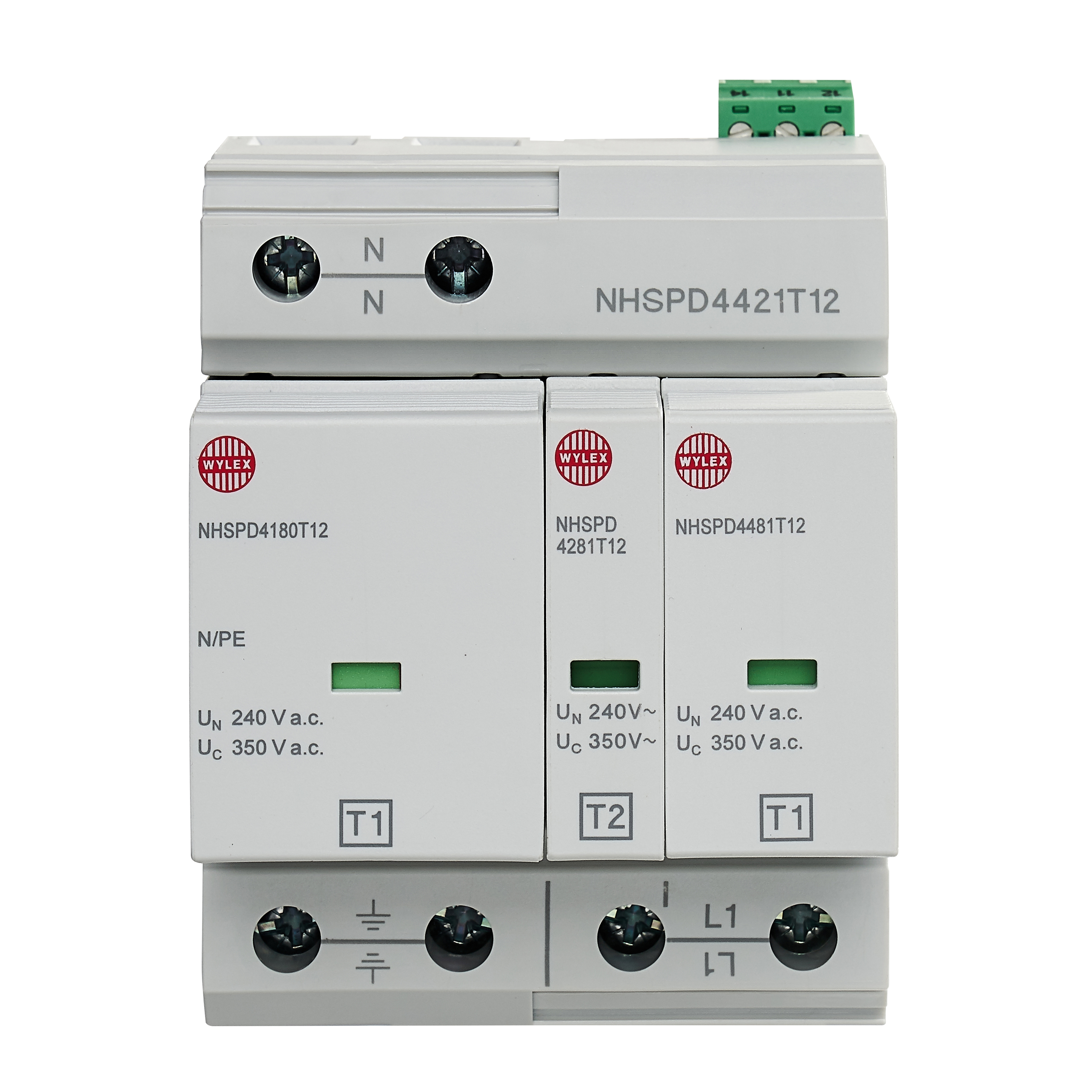 SPD Combined Type 1 + 2 - Single Phase 3 Wire Systems