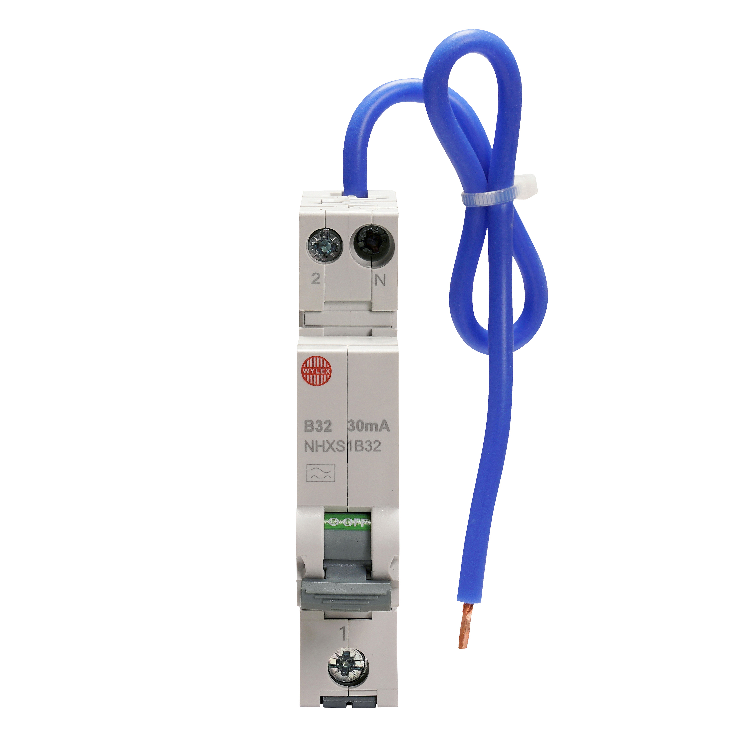 32A 30mA SPswN B Curve 6kA Type A Miniature Bi-Directional RCBO