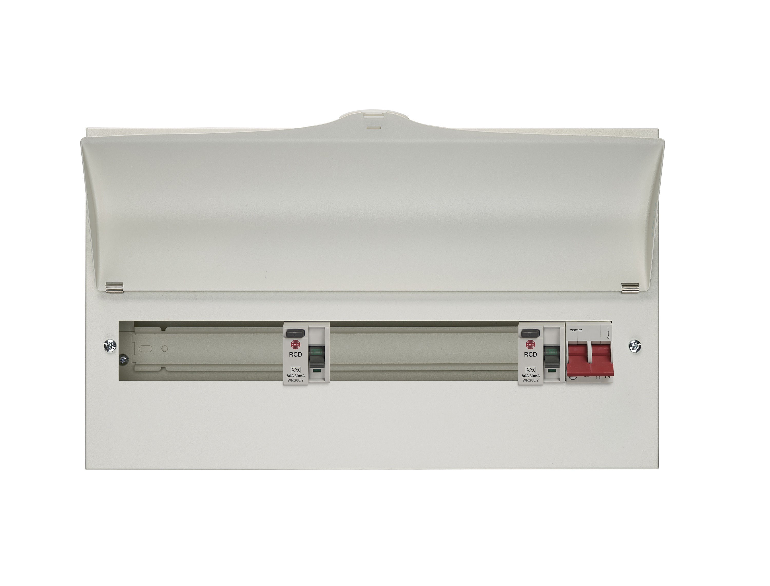 15 Way Dual RCD Consumer Unit 100A Main Switch, 80A 30mA RCDs, Flexible Configuration 