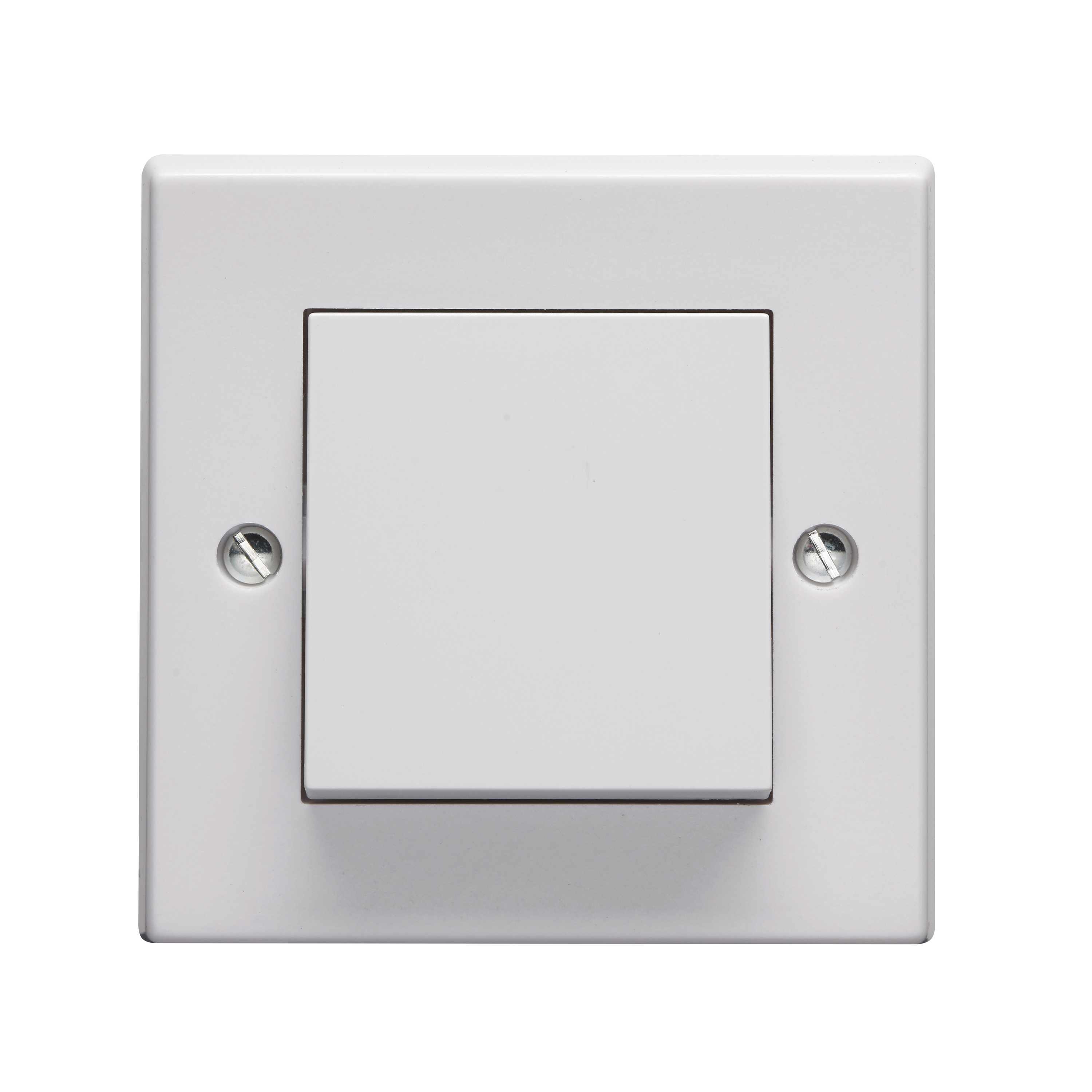 10AX 1 Gang 2 Way Single Pole Plate Switch Wide Rocker