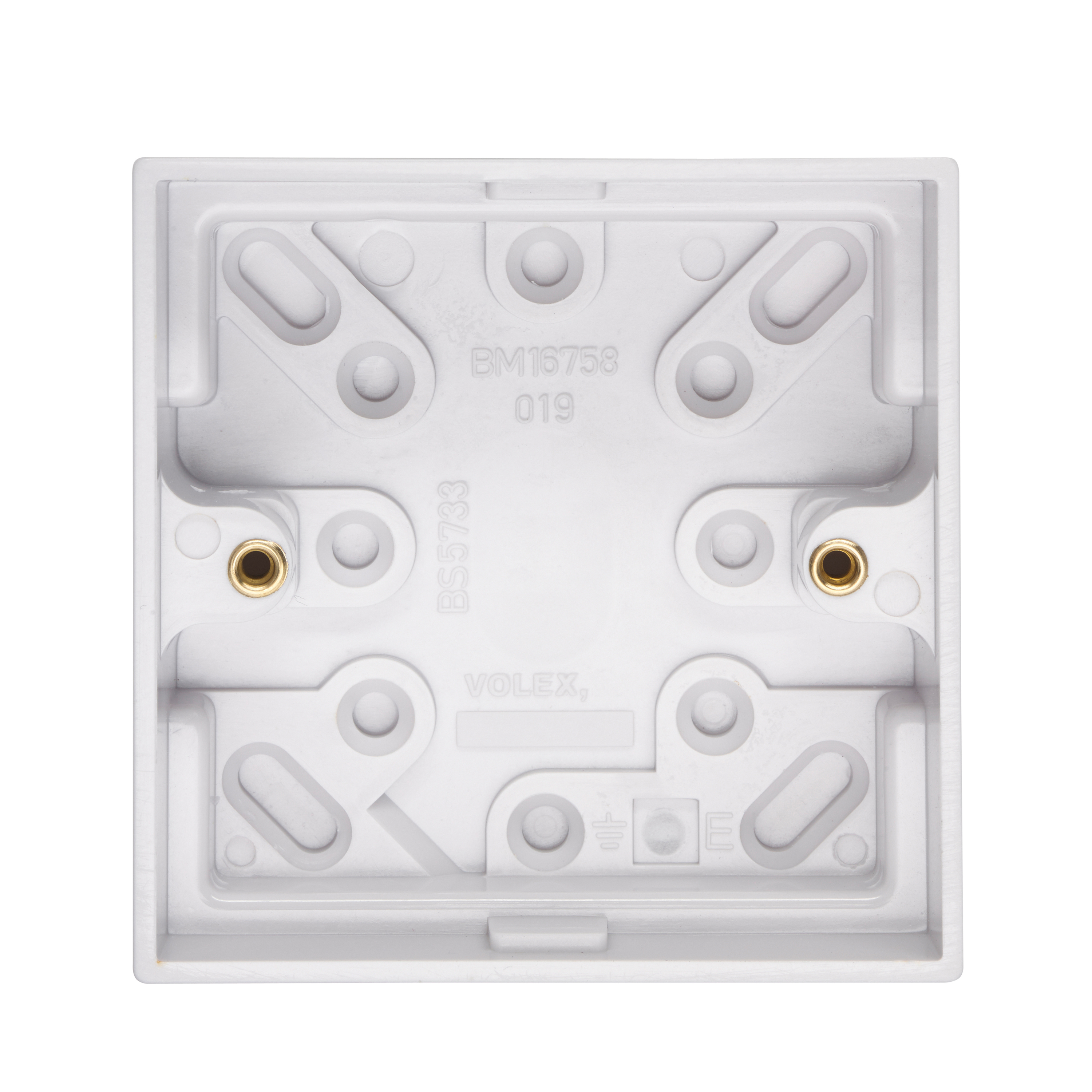 1 Gang Moulded Surface Installation Box 29mm Depth