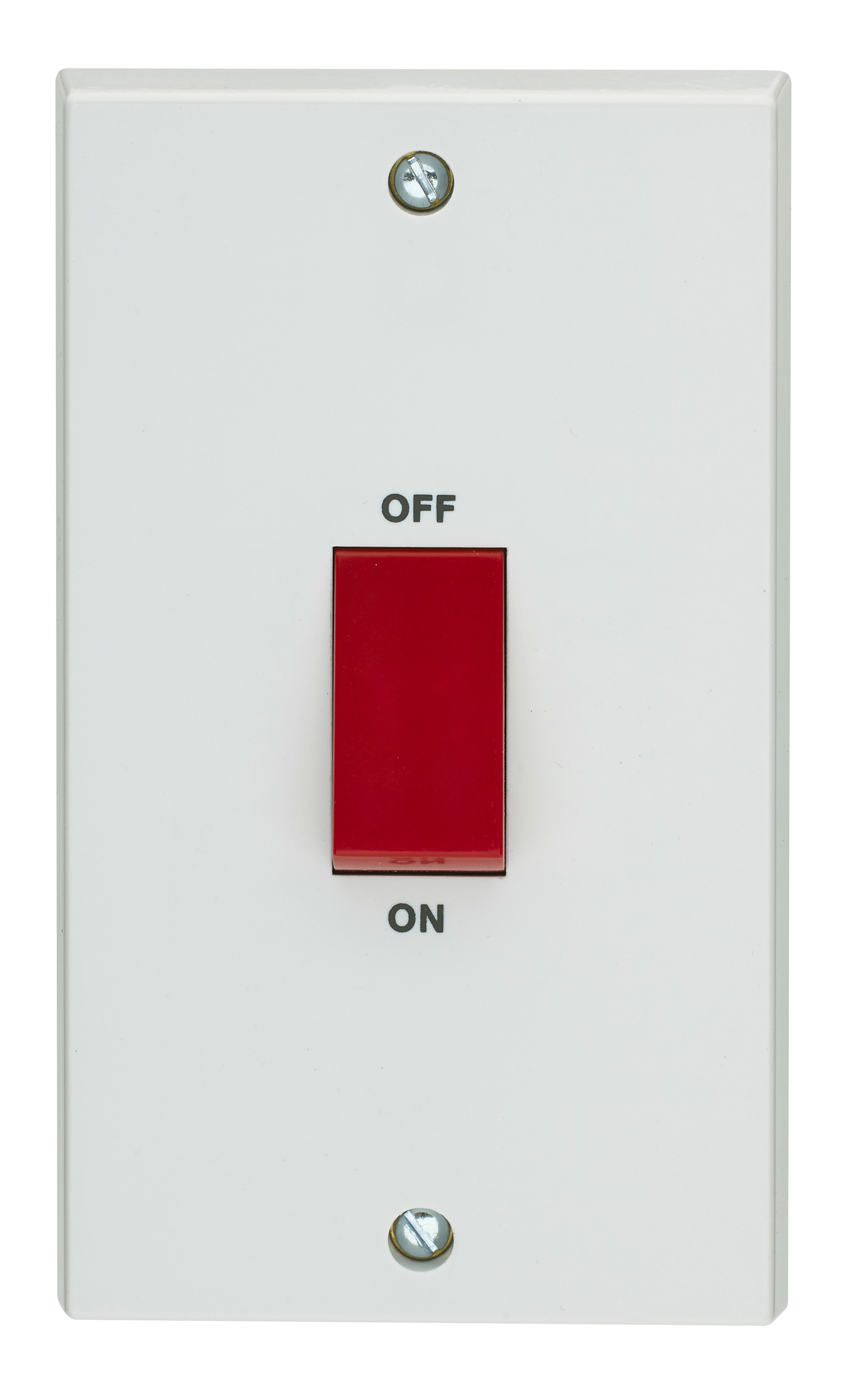 45A 2 Gang Vertical Double Pole Control Switch